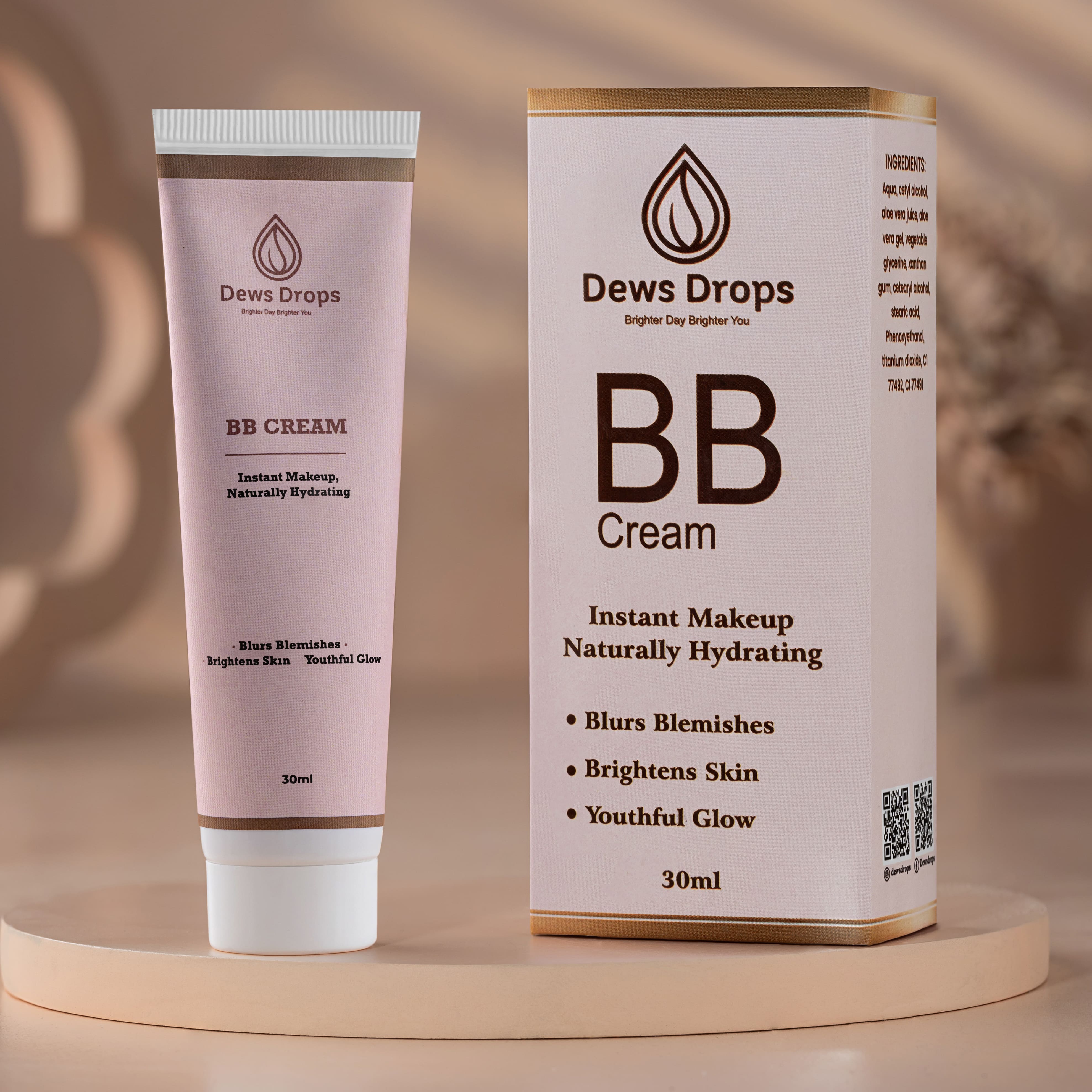 Dews Drops Glow Duo – Whitening Cream (30ml) + BB Cream (30ml)