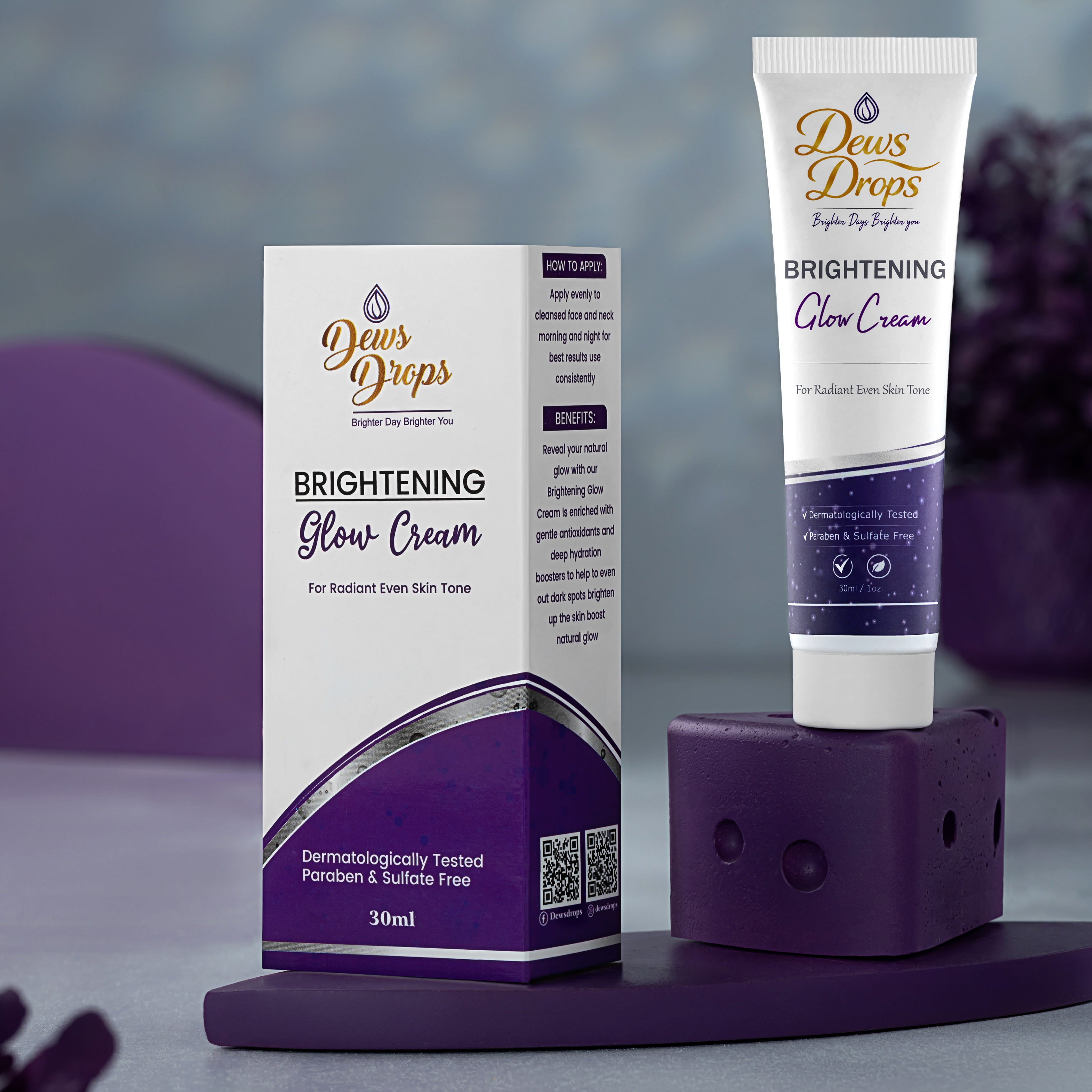 Dews Drops Skin Whitening Cream – Affordable Brightening Power (30ml)